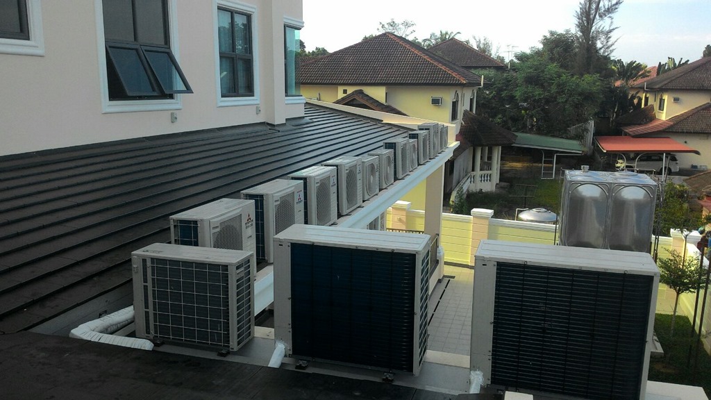 Hasil carian imej untuk outdoor aircondition in roof